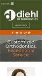 Mobile Screenshot of diehlorthodontics.com